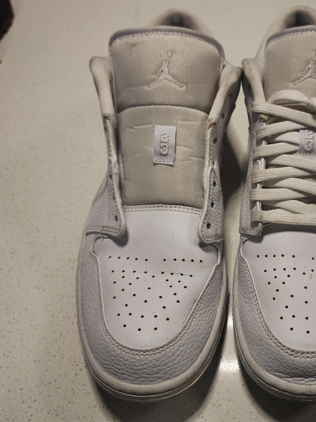 Air Jordan 1 Mid White Sneakers
