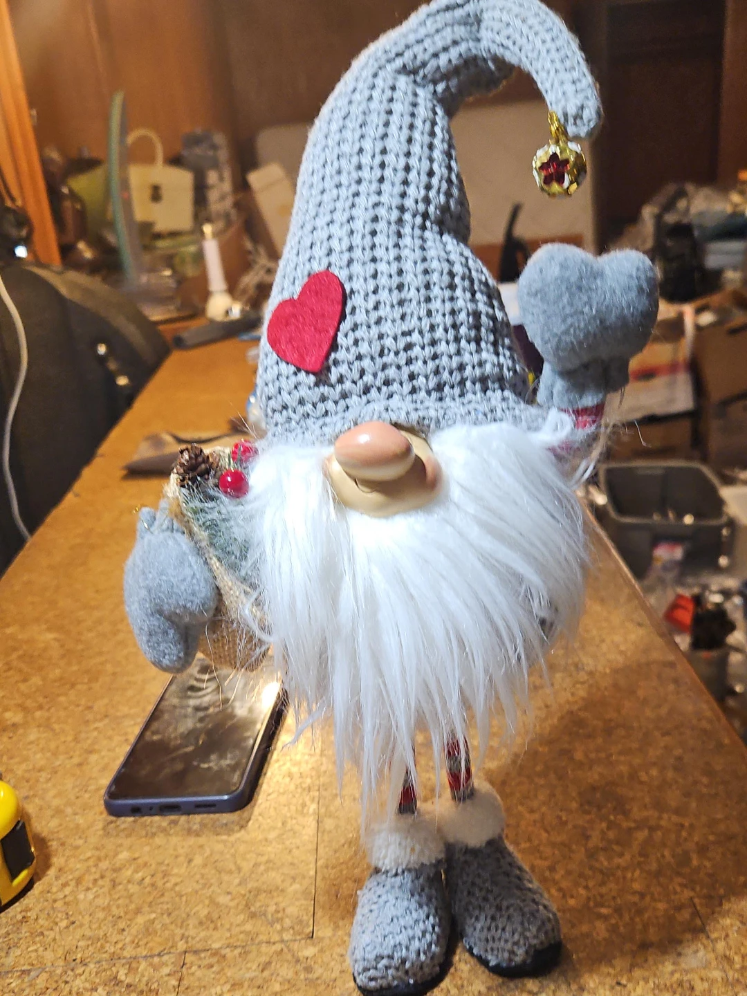 Knitted Gnome Decorative Figurine