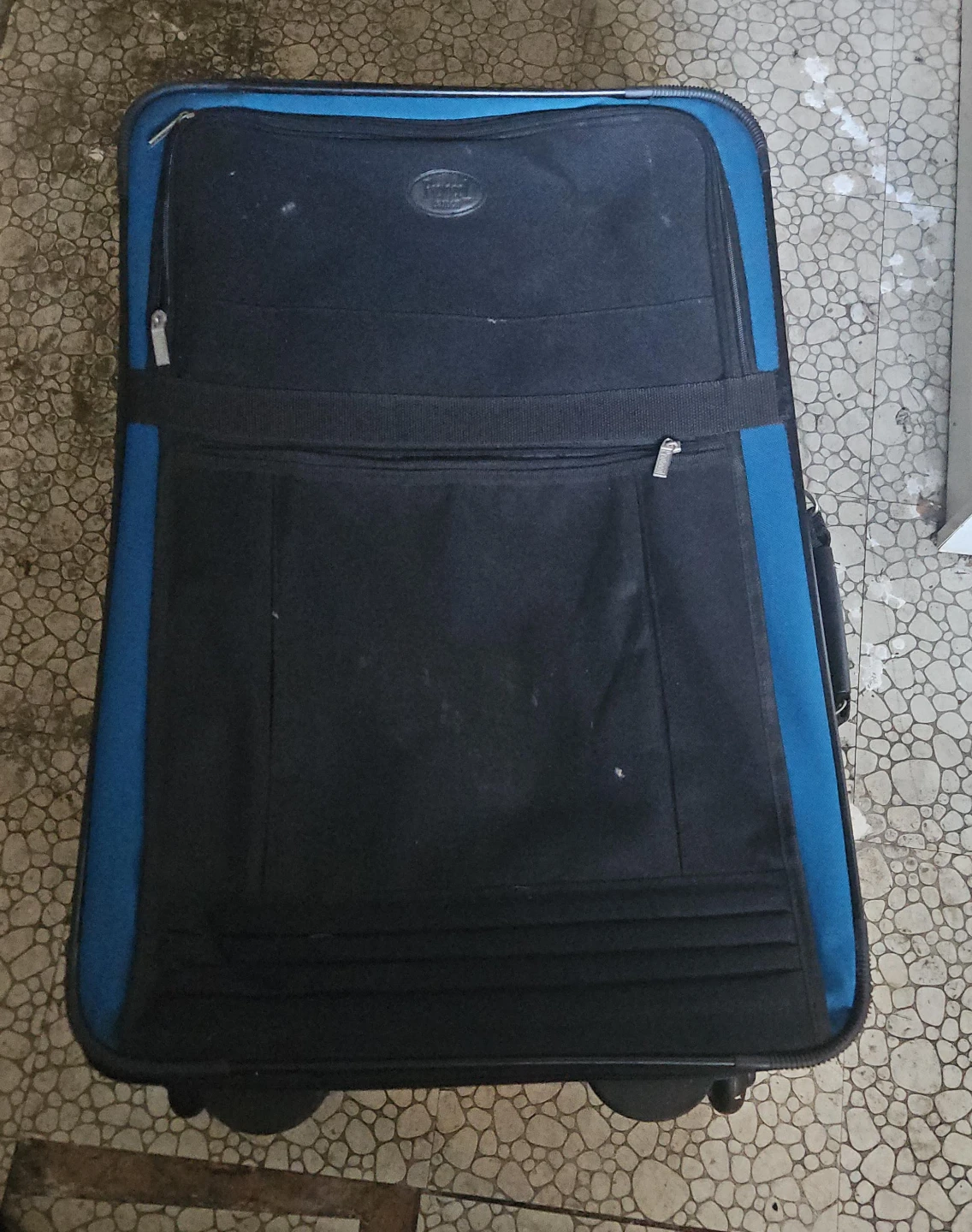 Protocol Basics Black & Blue Rolling Suitcase