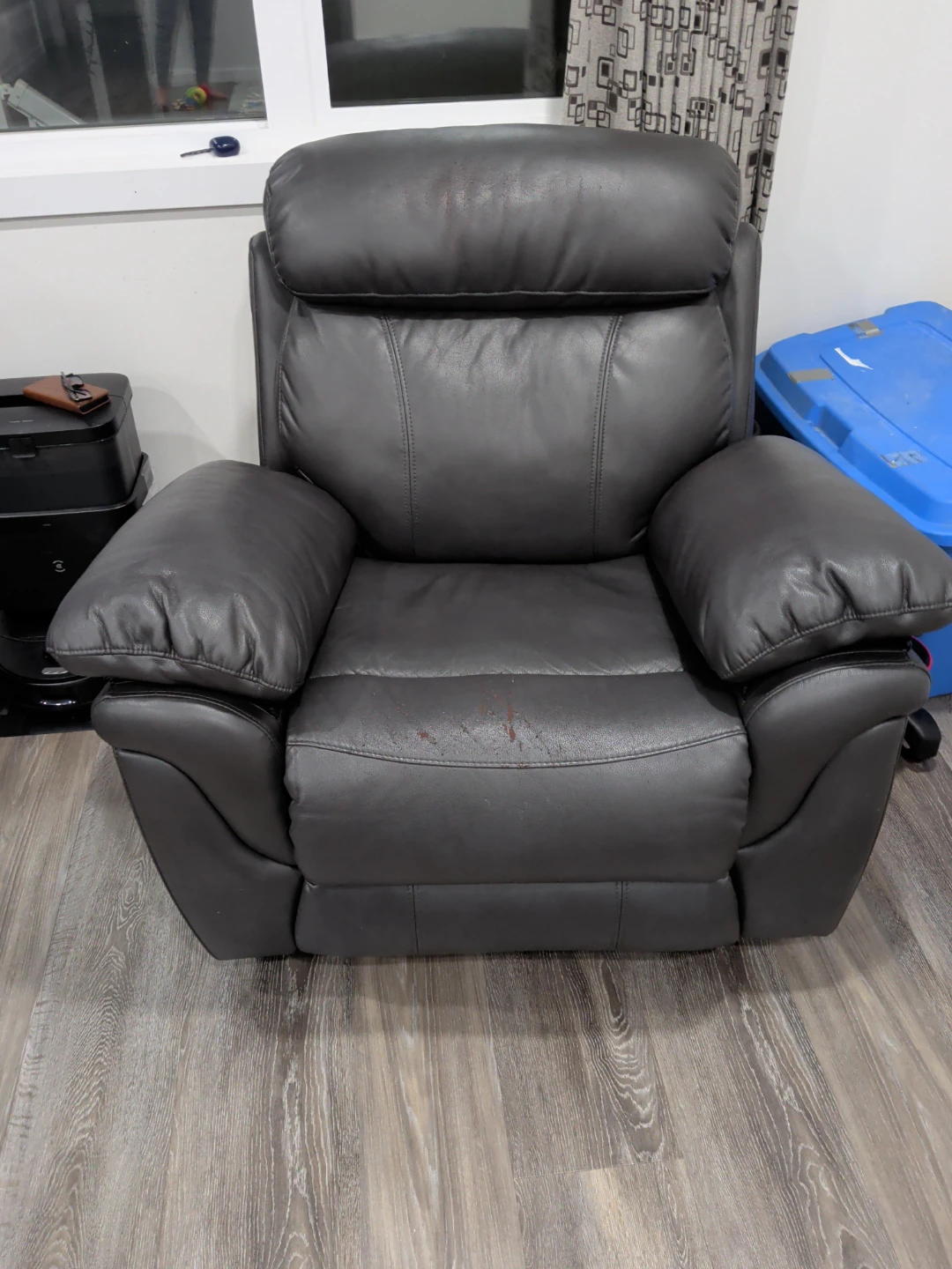 Dark Grey Recliner Chair