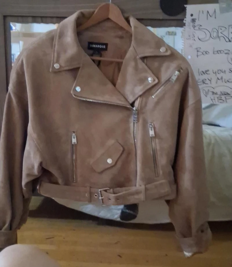 LAMARQUE Suede Moto Jacket