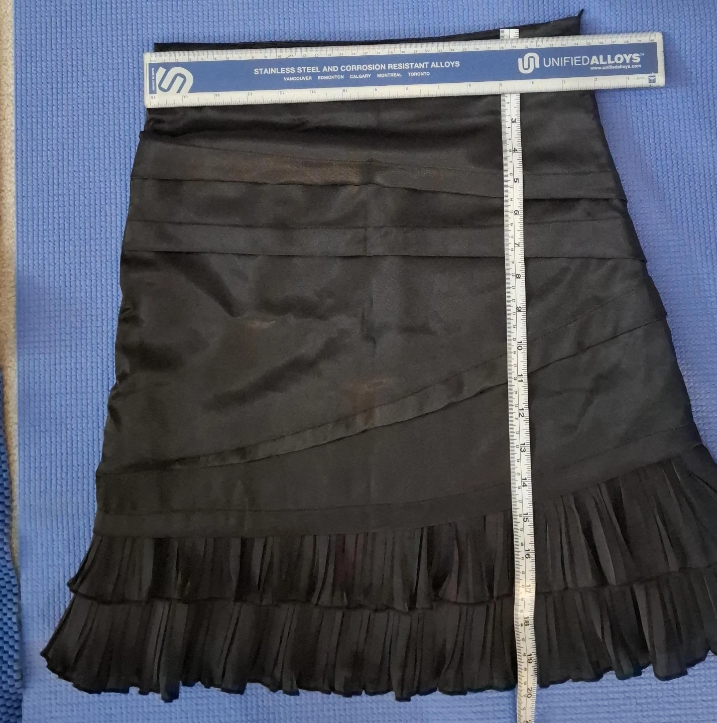 Black Tiered Ruffle Skirt