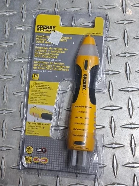Sperry DualCheck GFCI Outlet Analyzer Voltage Tester