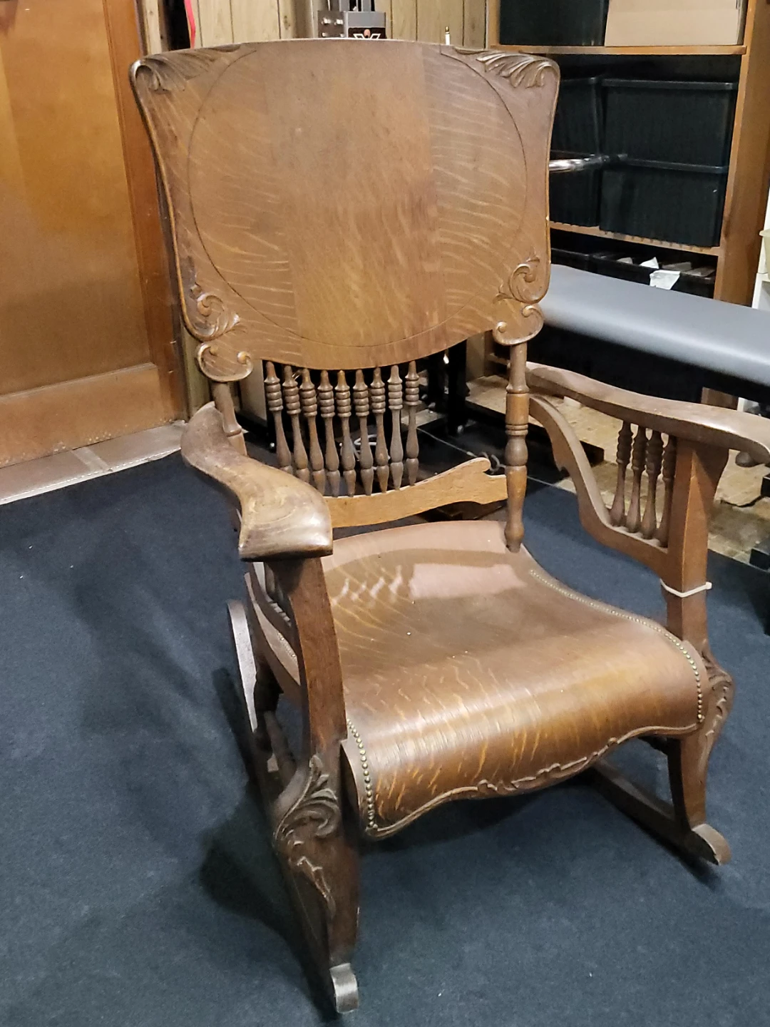 Antique Wooden Rocking Chair