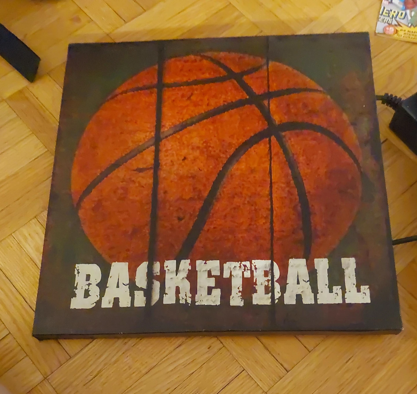 Basketball Canvas Art Print