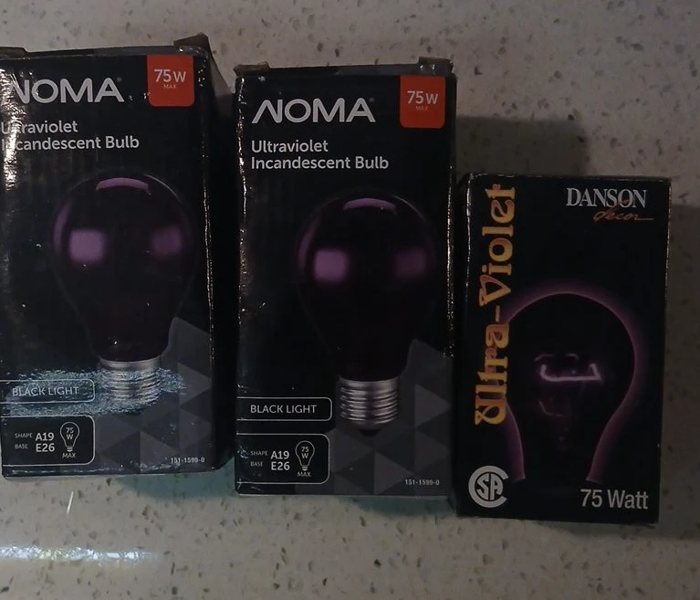 NOMA Ultraviolet Incandescent Black Light Bulbs (2x 75W)