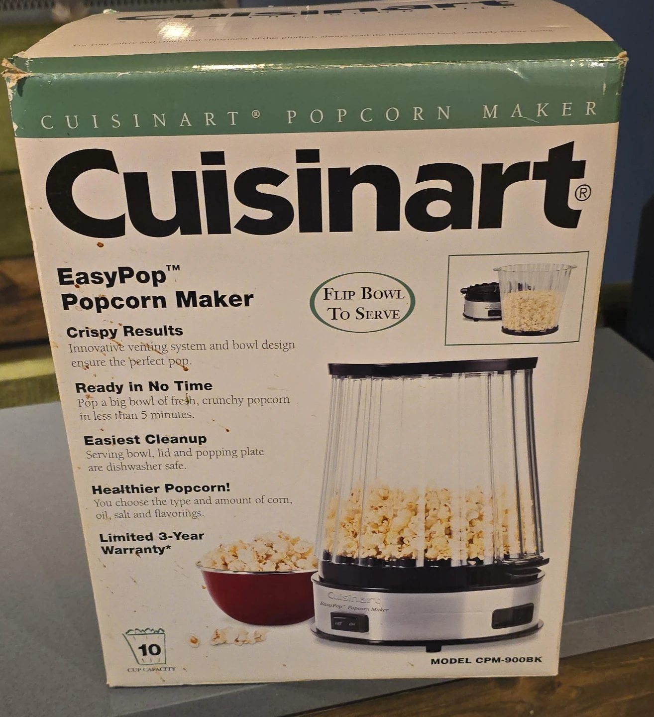 Cuisinart EasyPop Popcorn Maker CPM-900BK
