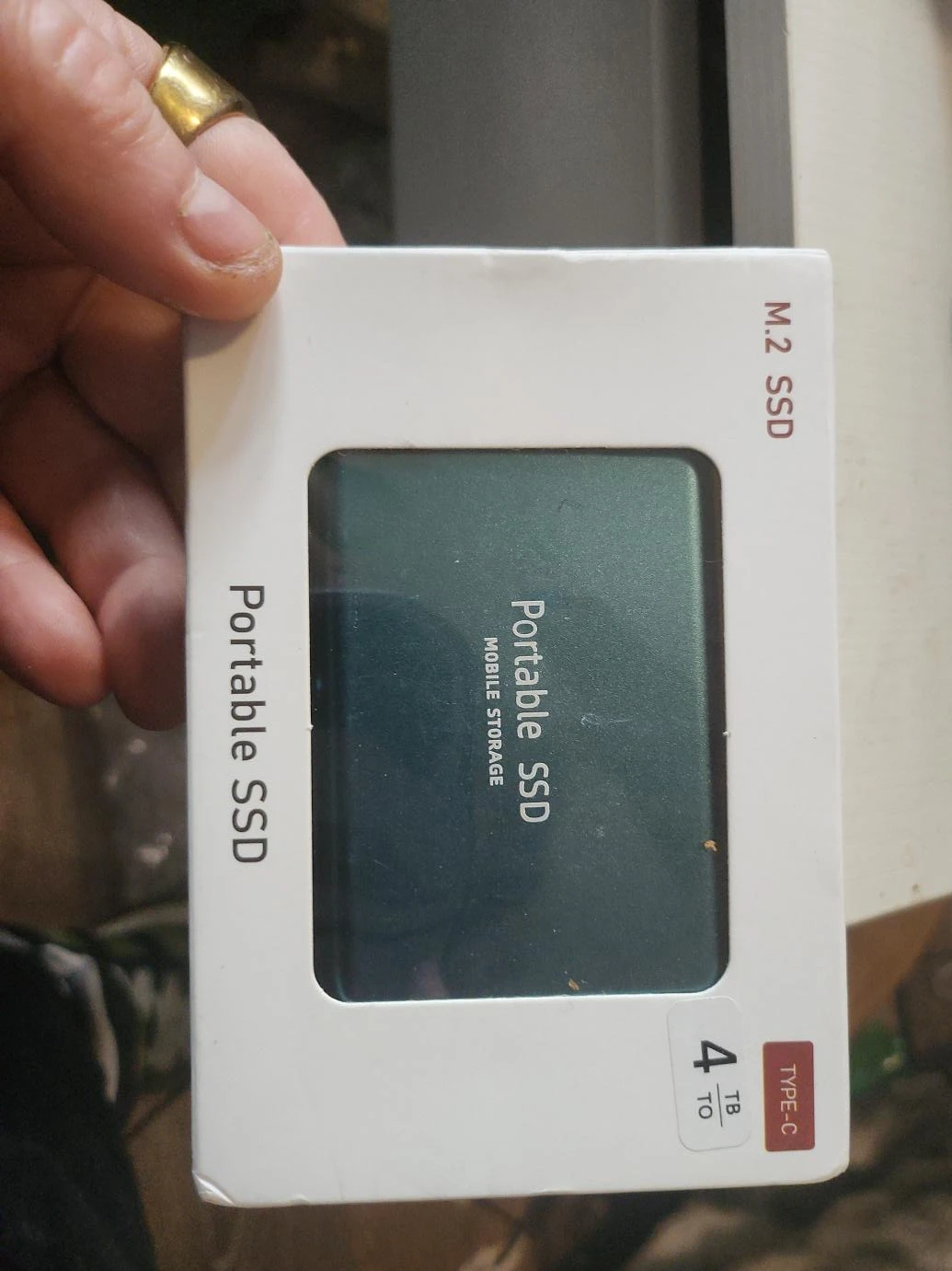 4TB Portable M.2 NVMe SSD - Type-C