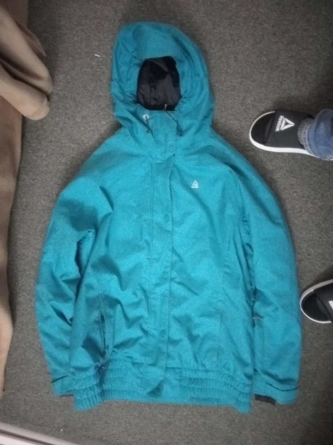 Teal Hooded Jacket