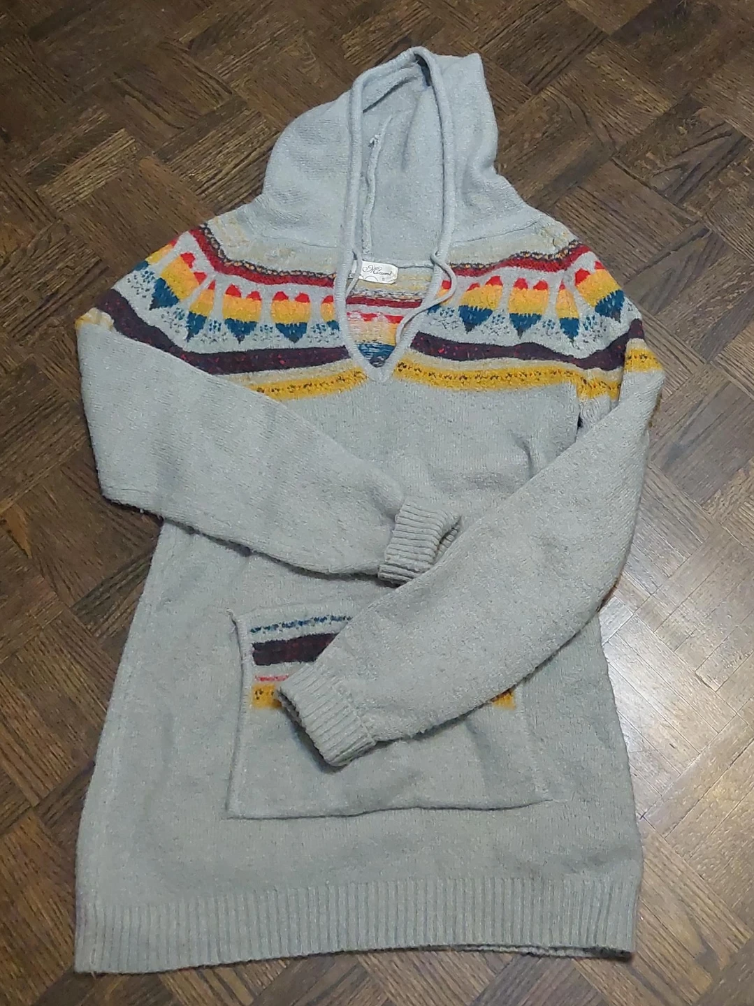 Light Blue Hooded Sweater