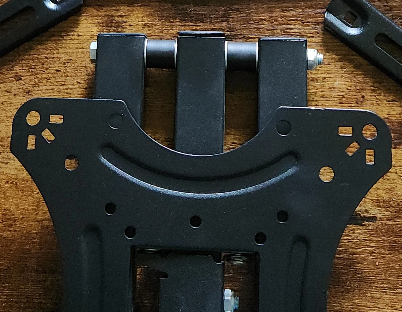 Black Metal TV Wall Mount Bracket up 40" monitor.