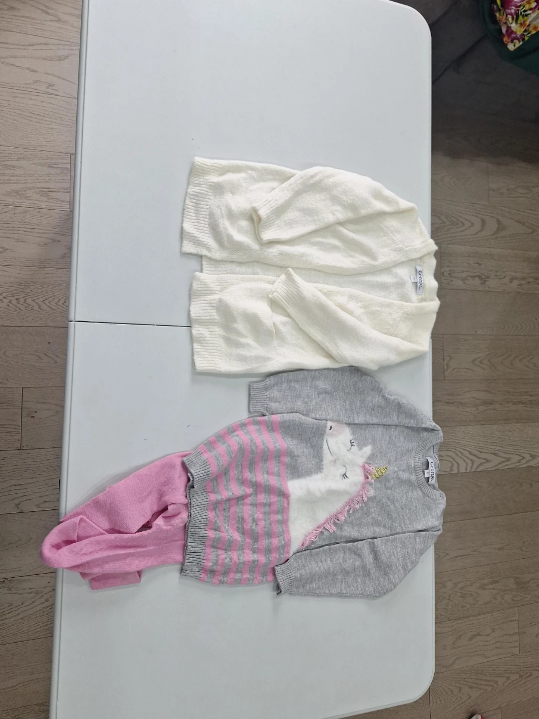George Kids Unicorn Sweater & Cardigan Set - Size 2T