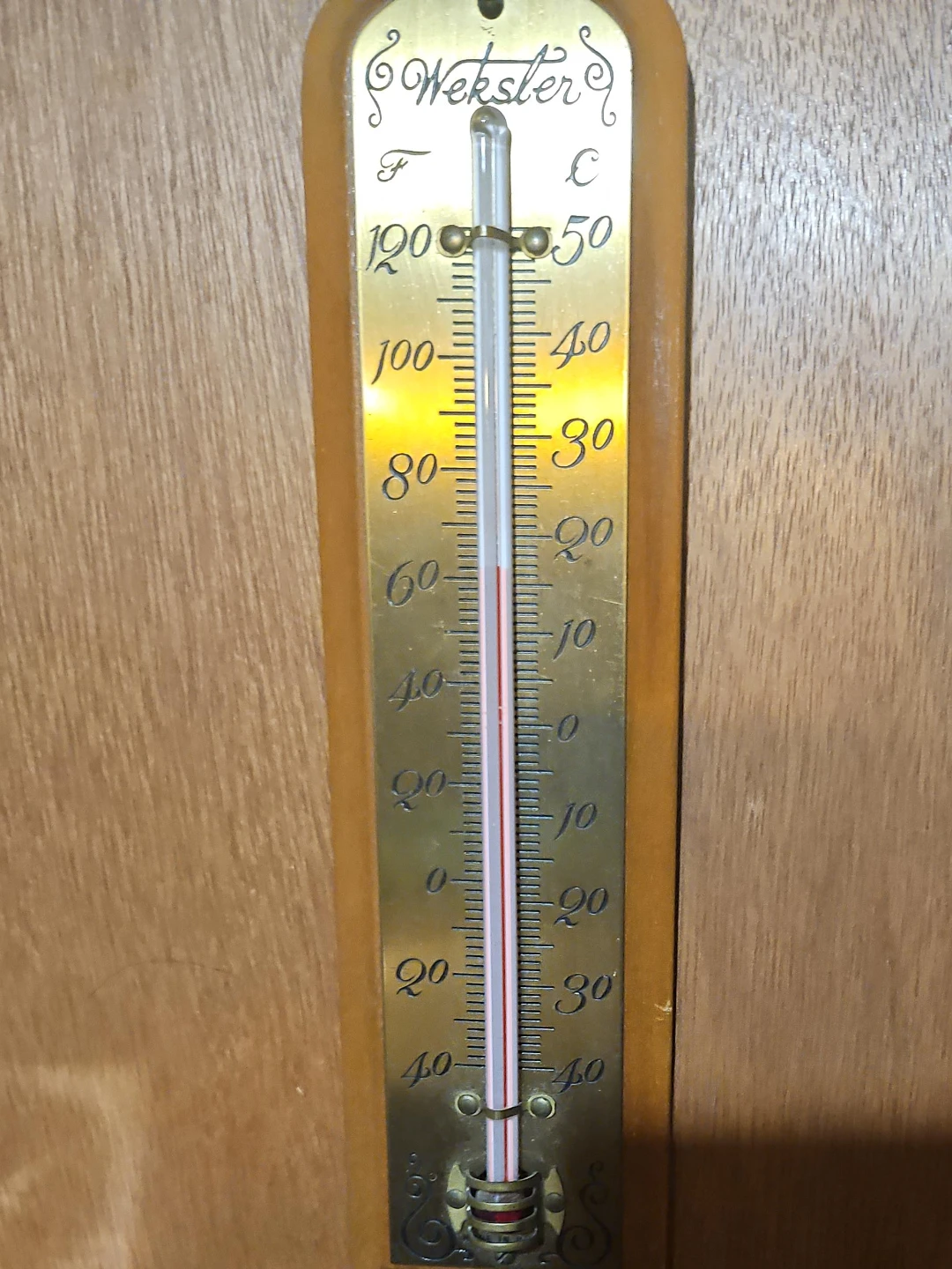 Wekster Wooden Thermometer