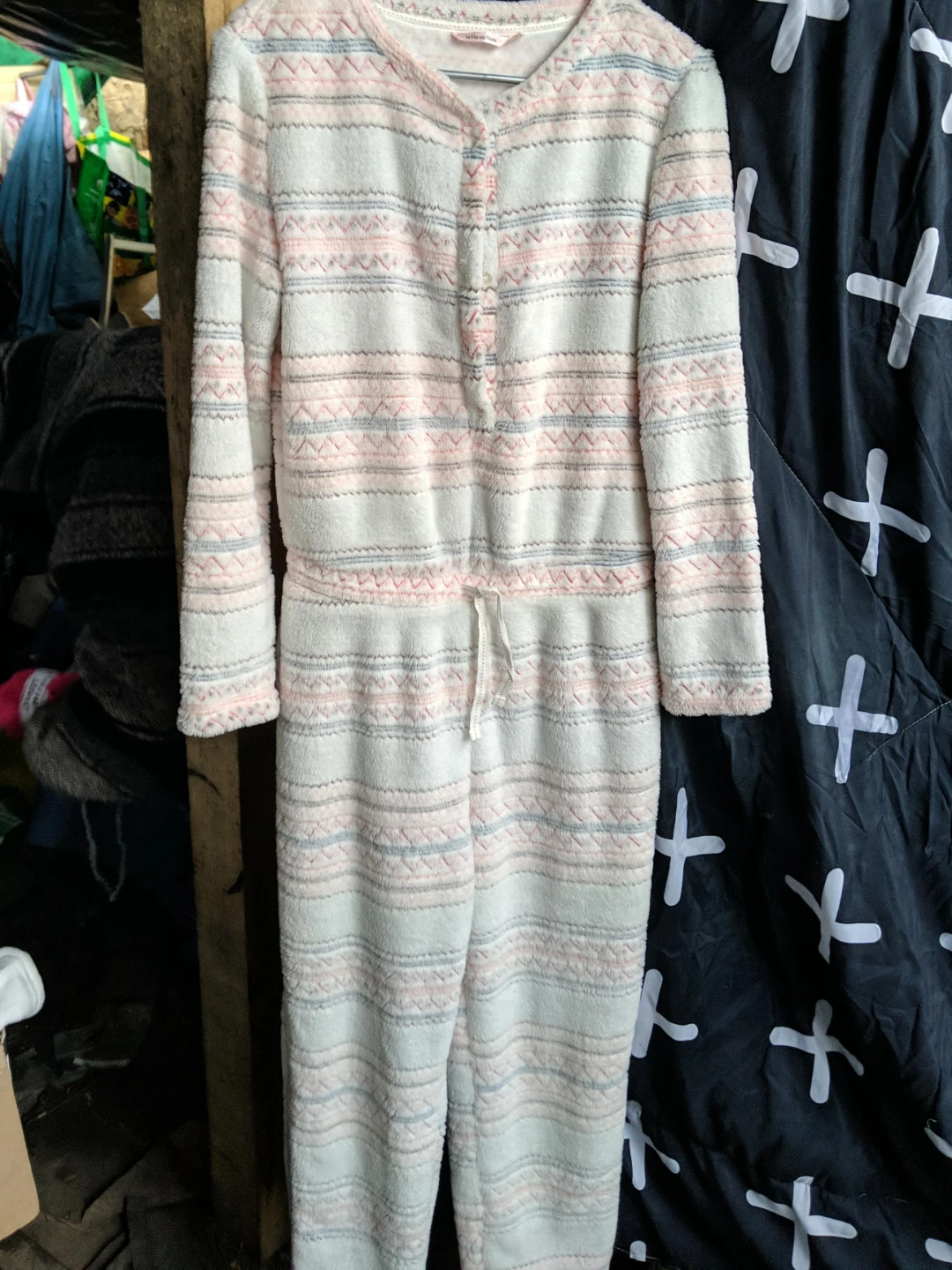 🌱La Vie En Rose Women's Fleece Pajama sleeper