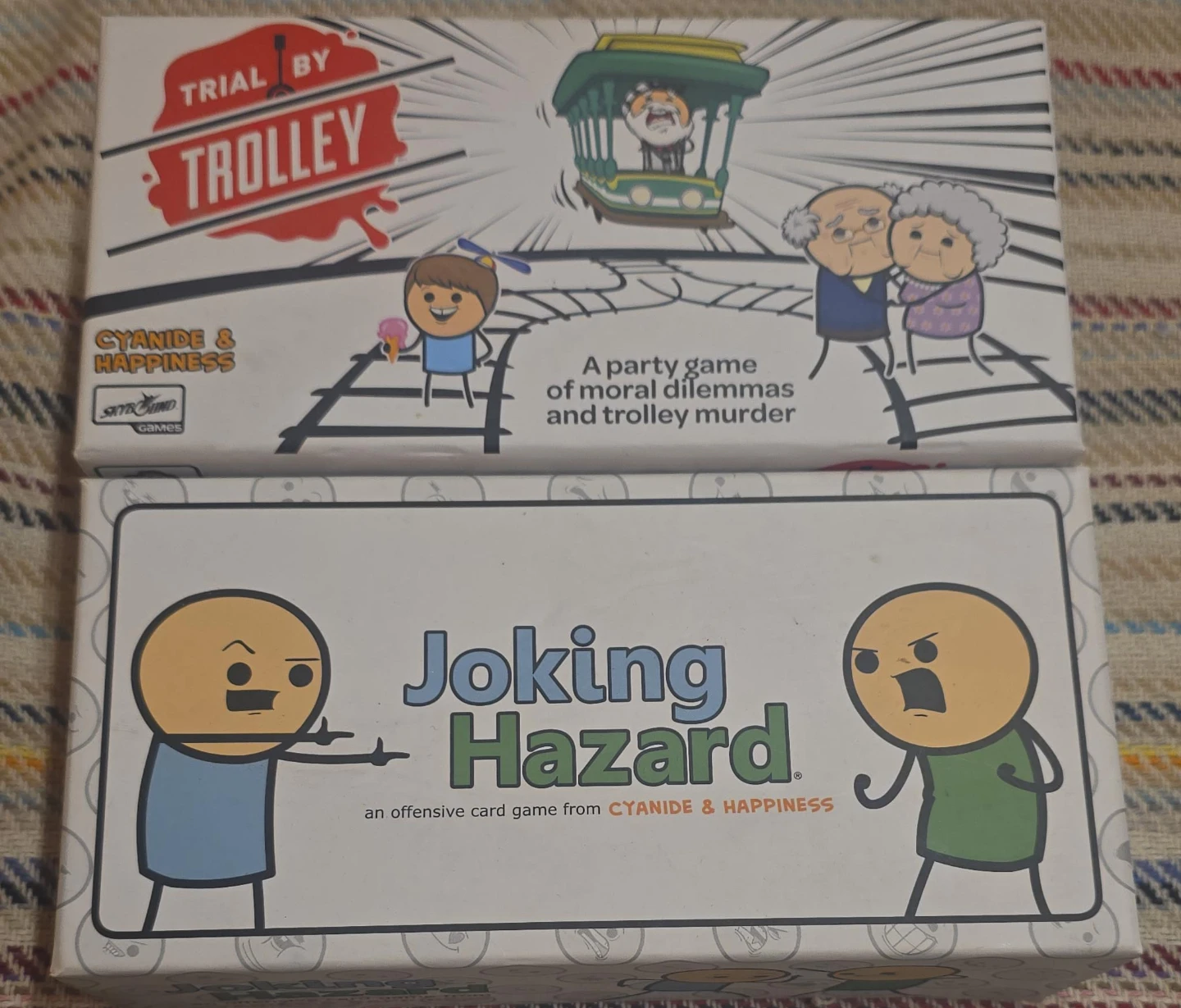 Game bundle: Joking Hazard & Trial by Trolley