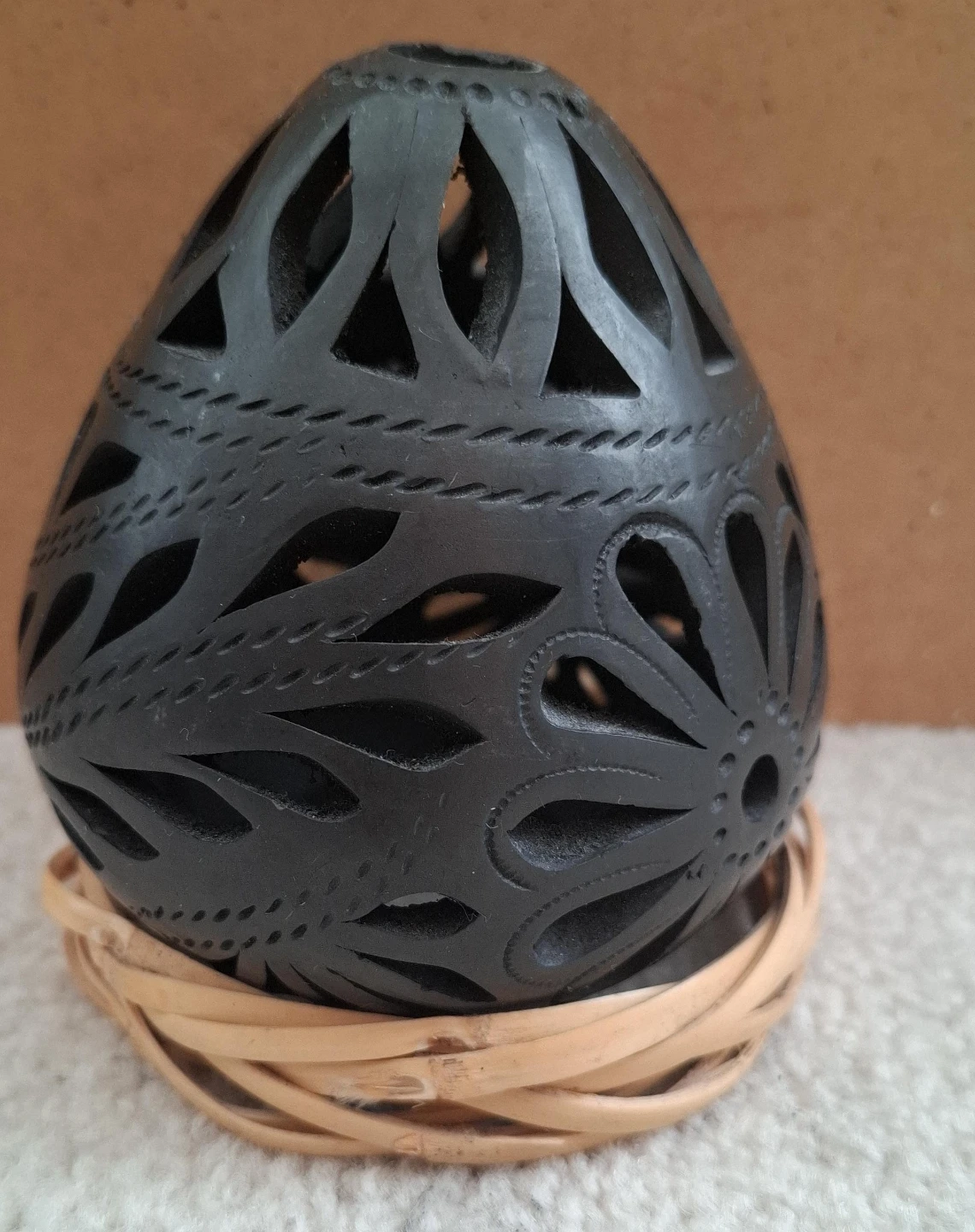 Black Decorative Egg Lantern