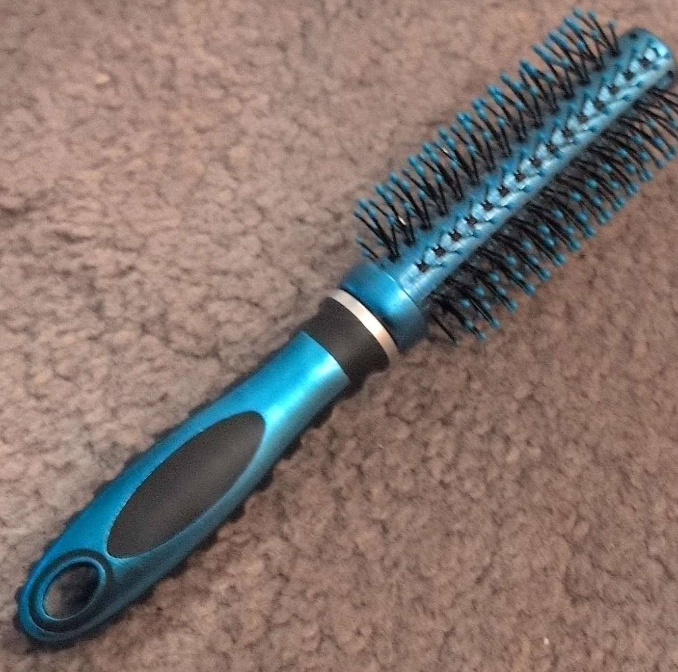 Blue Round Hair Brush