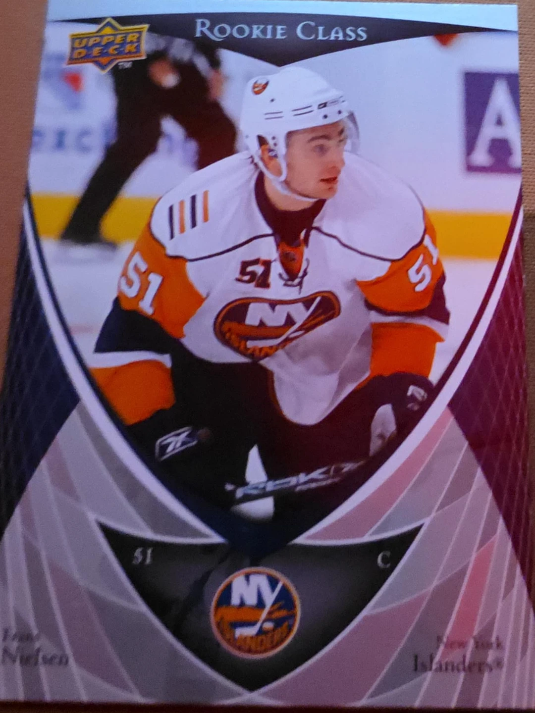 Upper Deck Rookie Class Nielsen Hockey Card