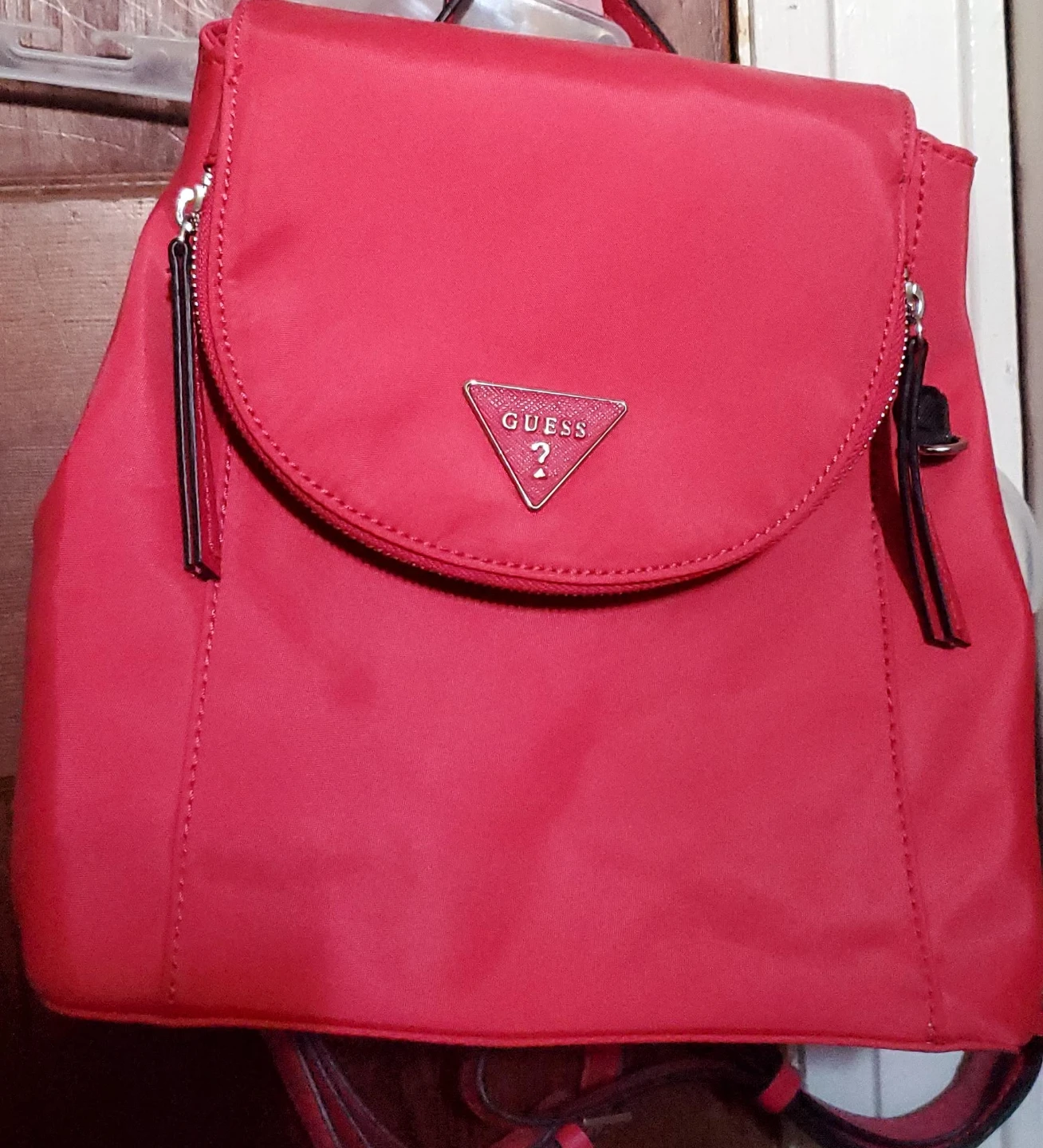 Guess Red Backpack