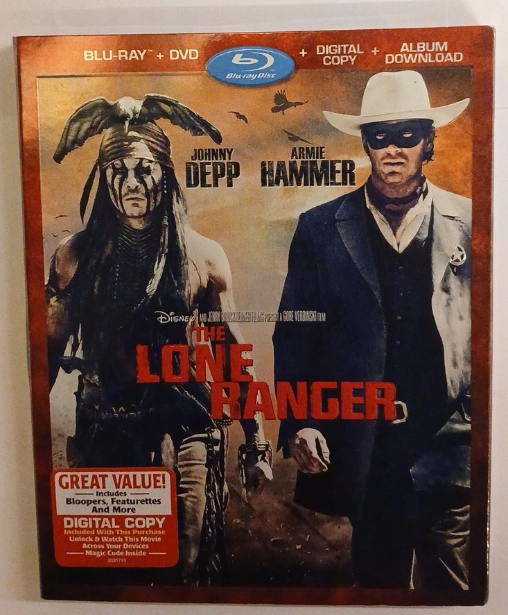 The Lone Ranger Blu-Ray + DVD + Digital Copy
