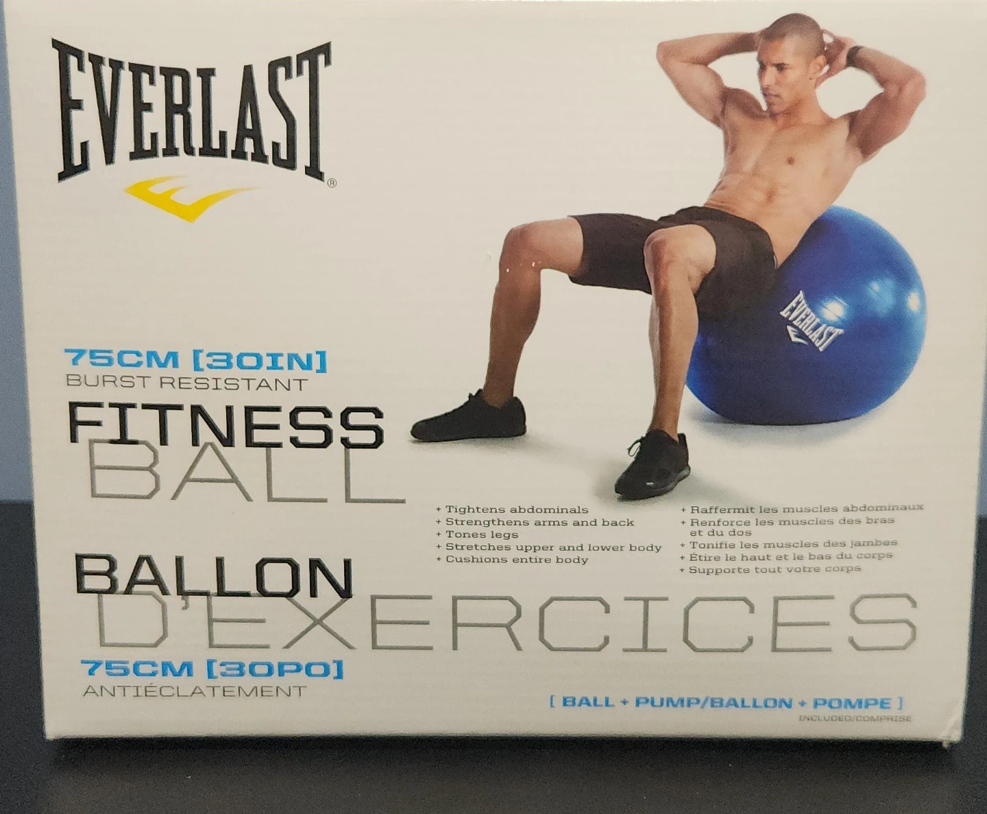 Everlast 75cm Burst Resistant Fitness Ball