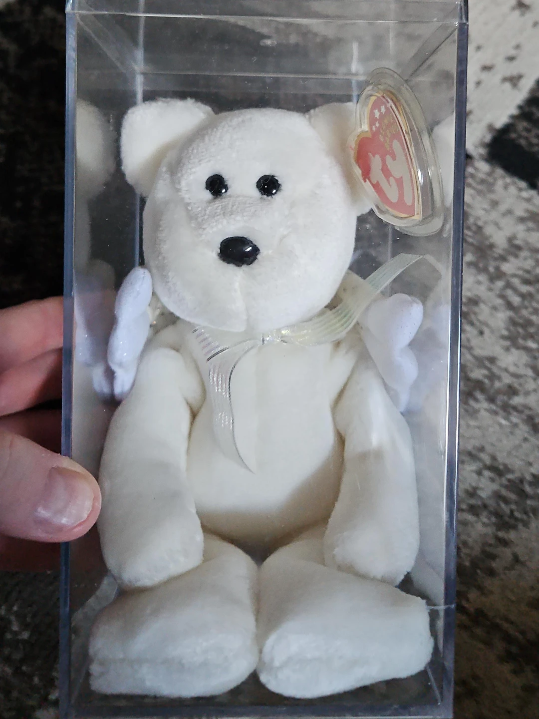 Ty Beanie Baby Angel Bear