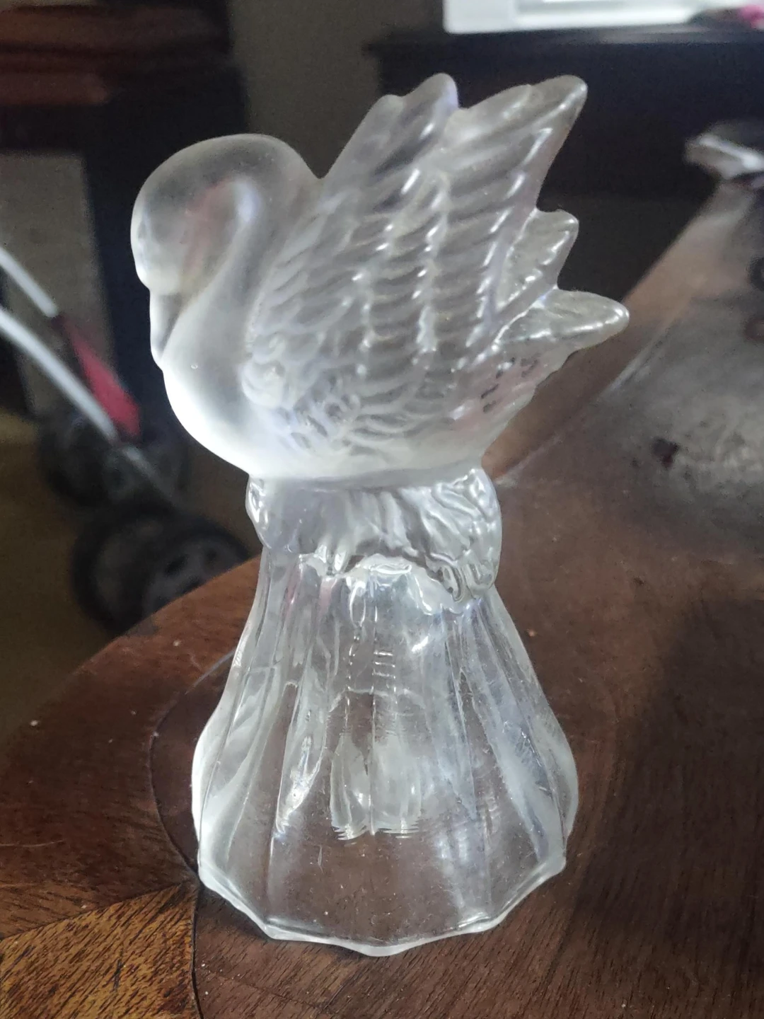 Glass Swan Bell