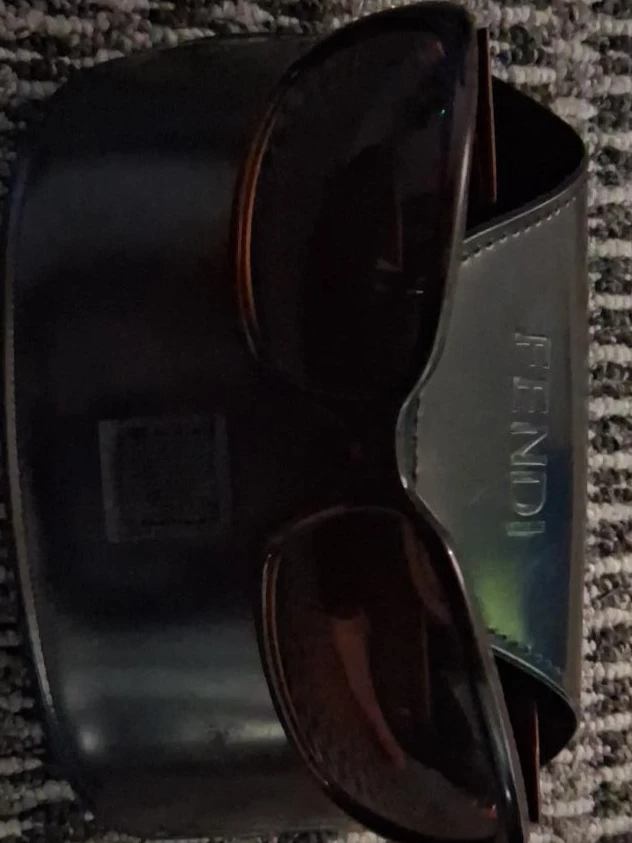Fendi Tortoiseshell Sunglasses with Case