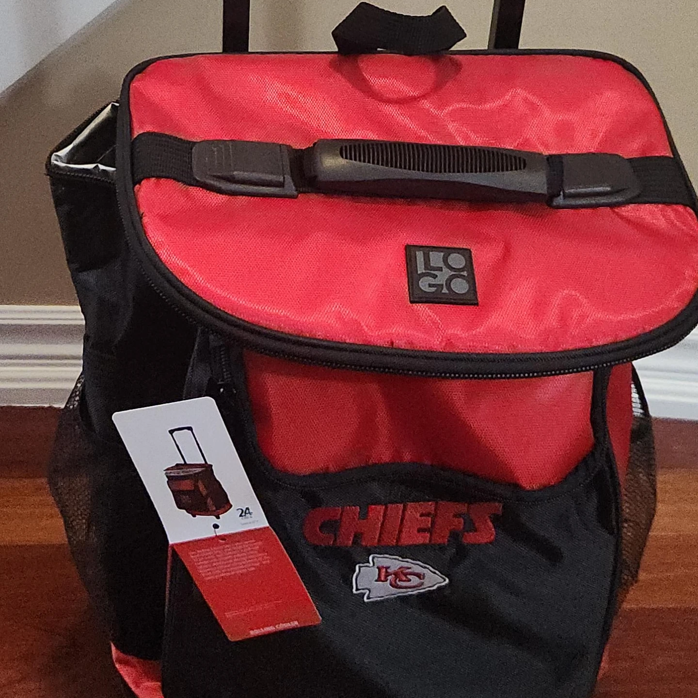 Kansas City Chiefs Rolling Cooler Bag