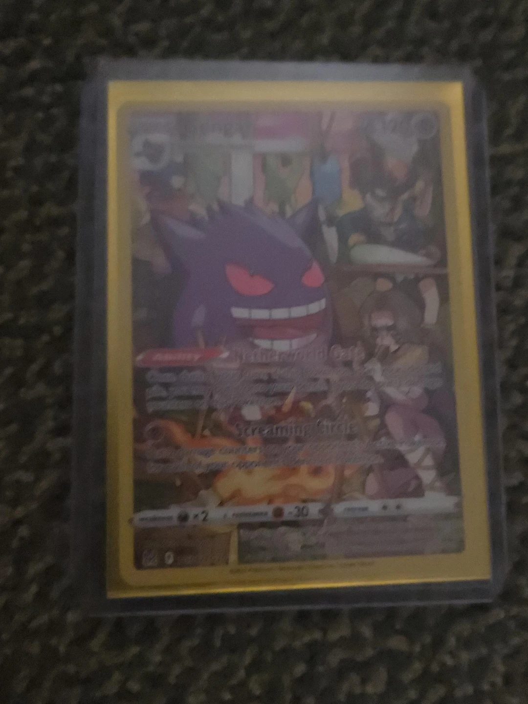 Pokemon Gengar Screaming Circle Card