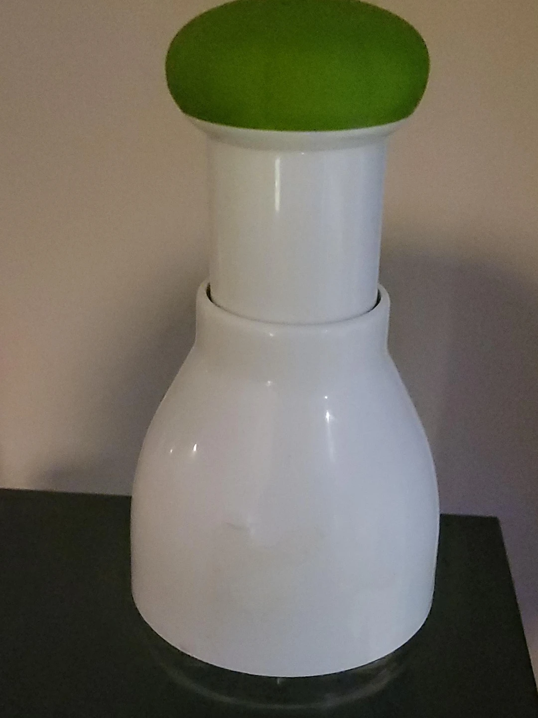 White and Green Manual Food Chopper