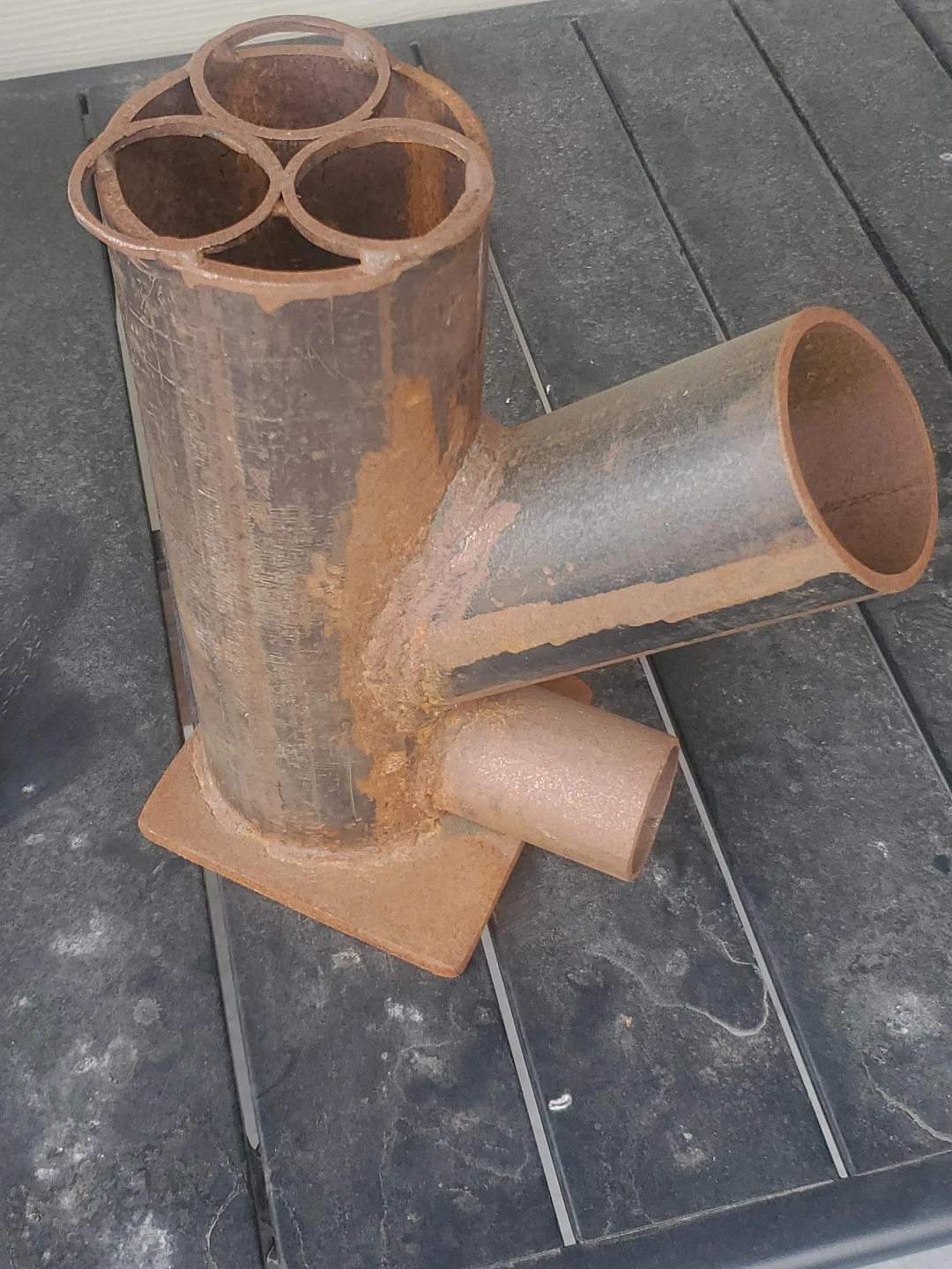 Heavy Duty Metal Rocket Stove Base