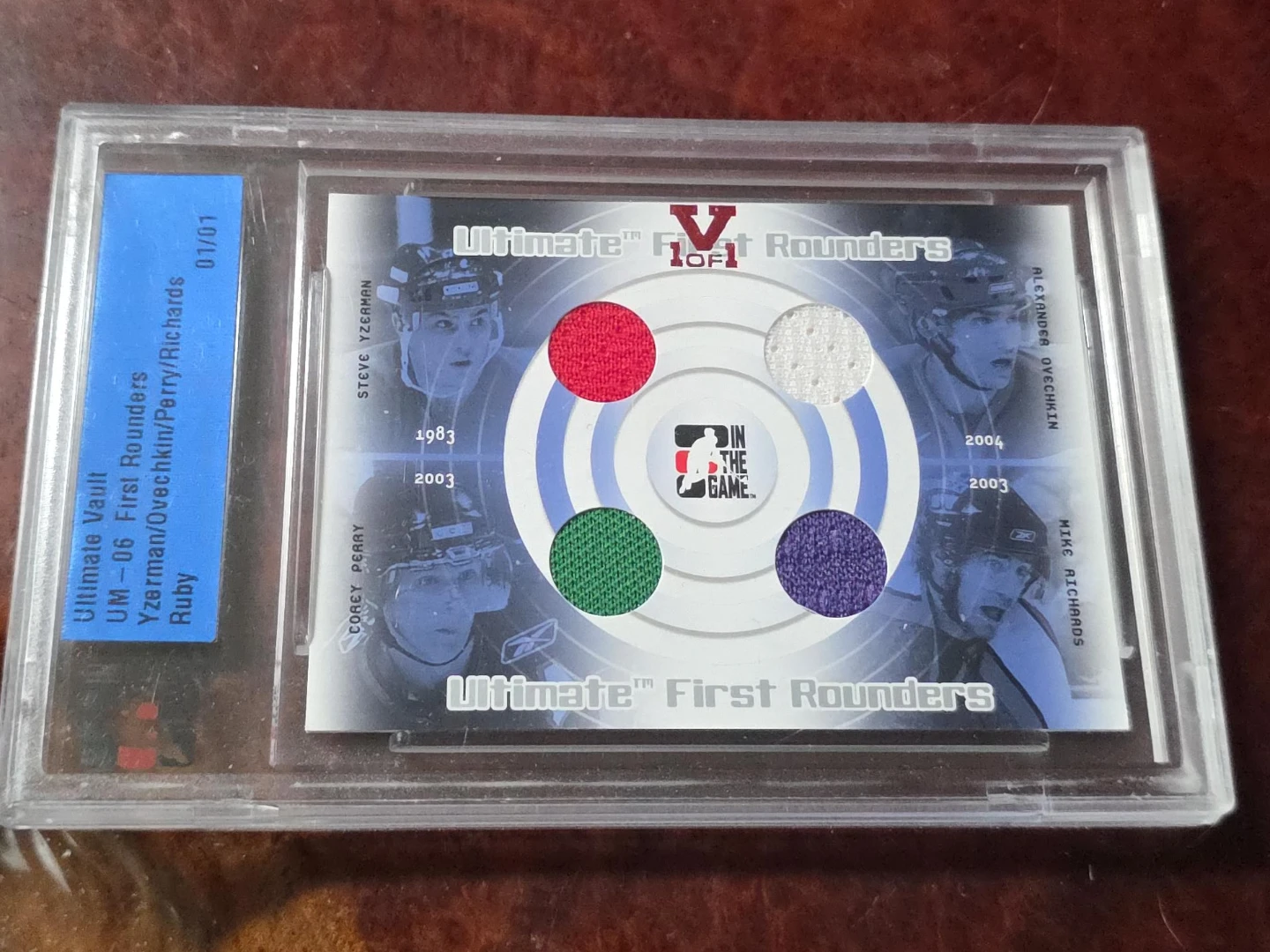 In The Game Ultimate Vault UM-06 First Rounders Ruby Card