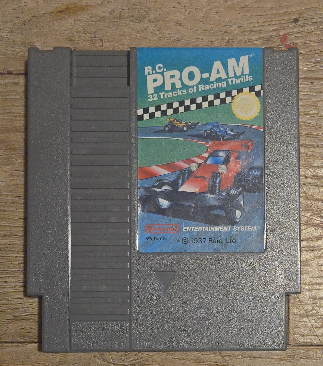 R.C. Pro-Am NES Video Game Cartridge