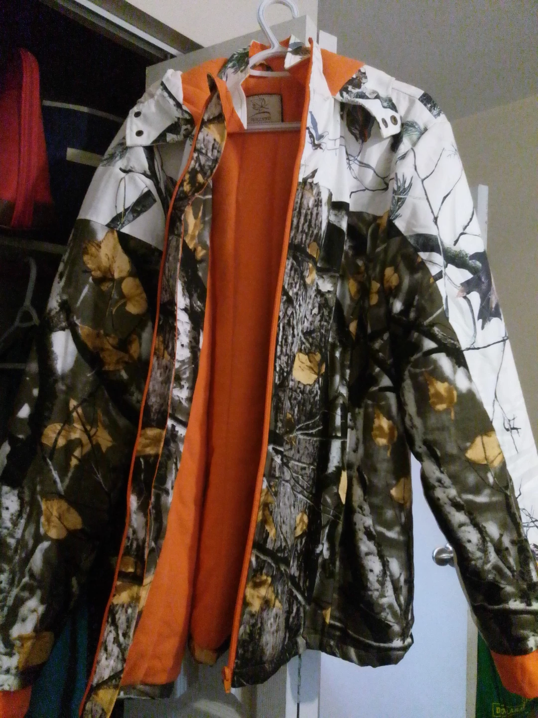 Sukinno Camo Jacket XL Orange Lined