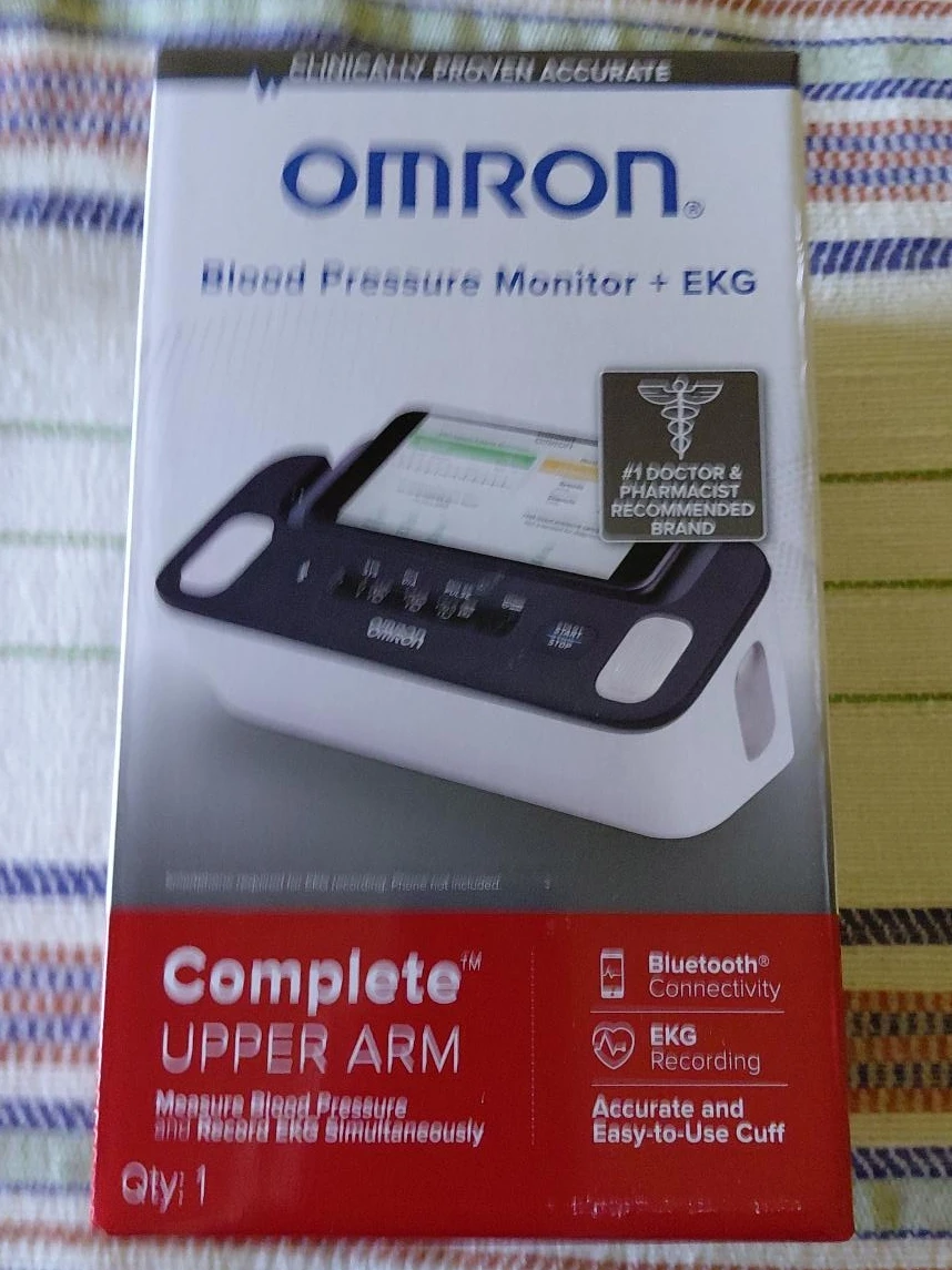 Omron Complete Upper Arm Blood Pressure Monitor + EKG