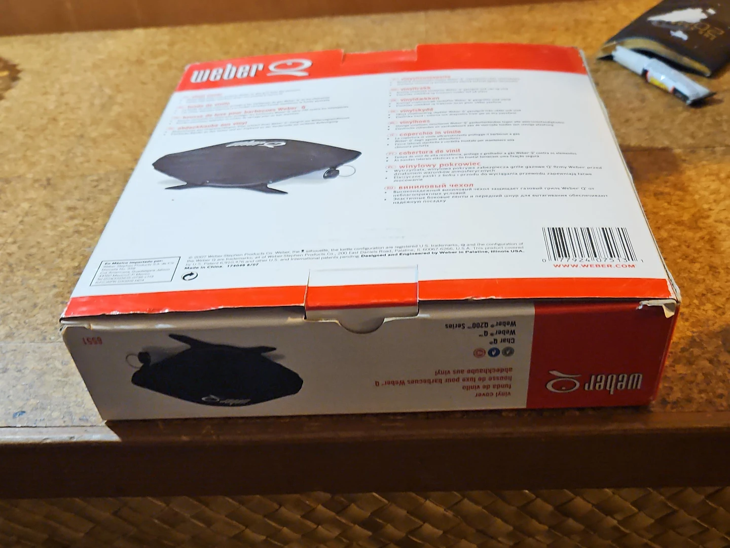 Weber Q200 Series Vinyl Grill Cover