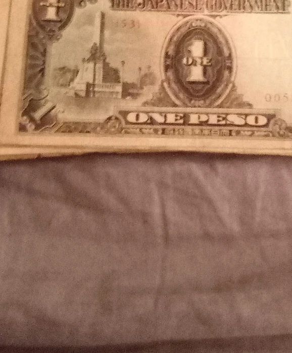 1931 Japanese Government One Peso Bill