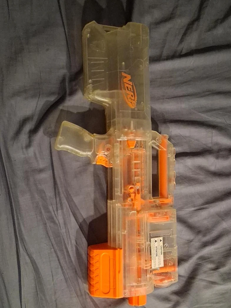 Clear Nerf Toy Blaster