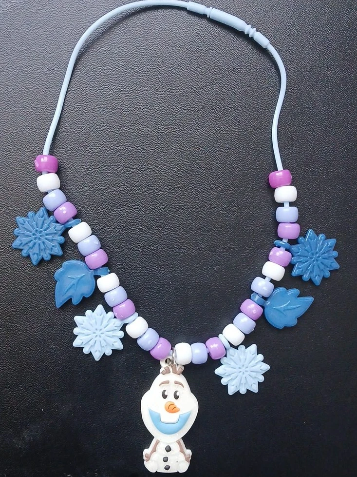 Disney Frozen Olaf Beaded Necklace