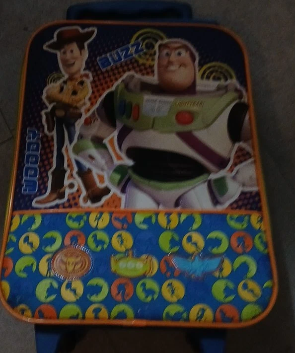Disney Toy Story Woody & Buzz Lightyear Rolling Suitcase