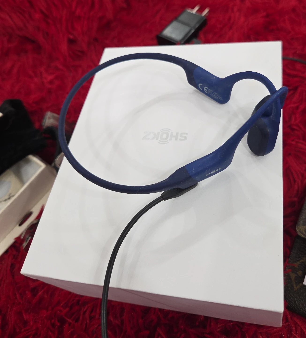 Shokz OpenRun Bone Conduction Headphones - Blue