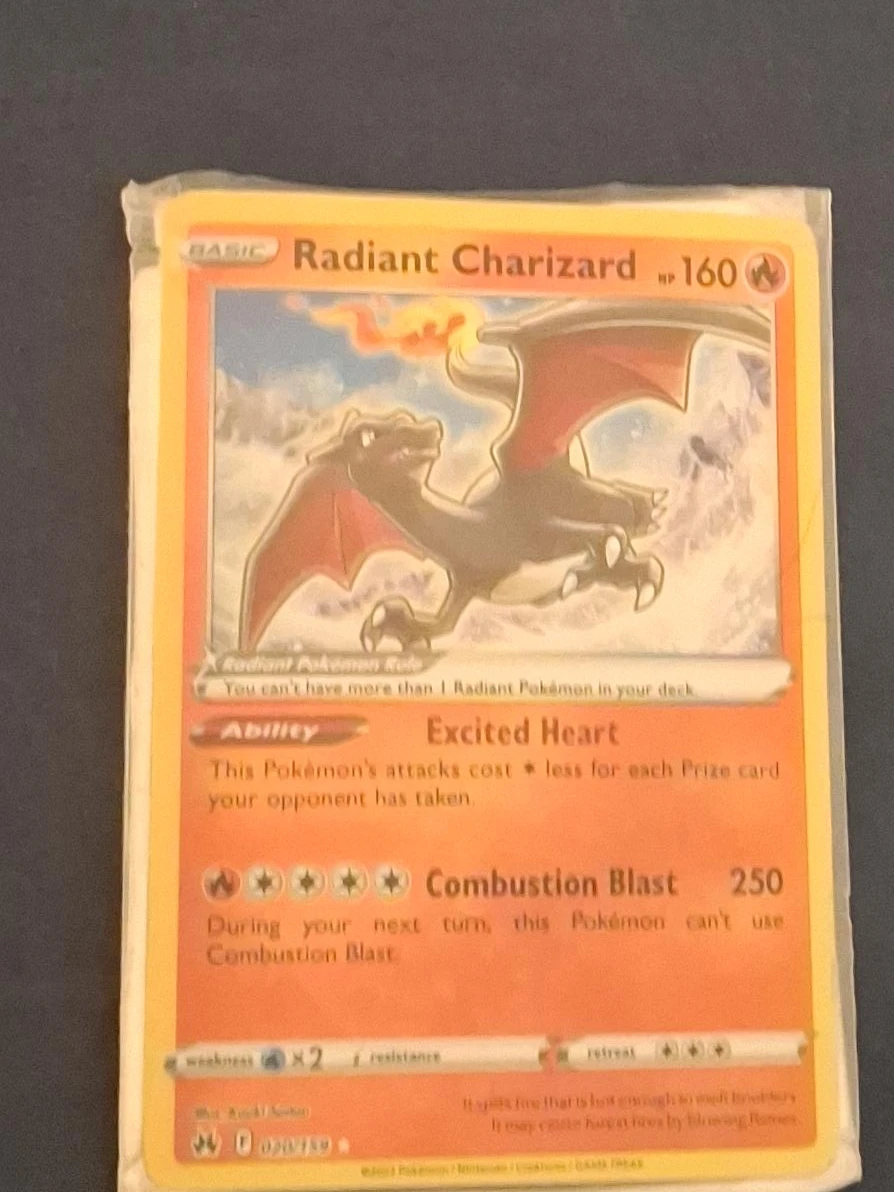 Pokemon Radiant Charizard Card