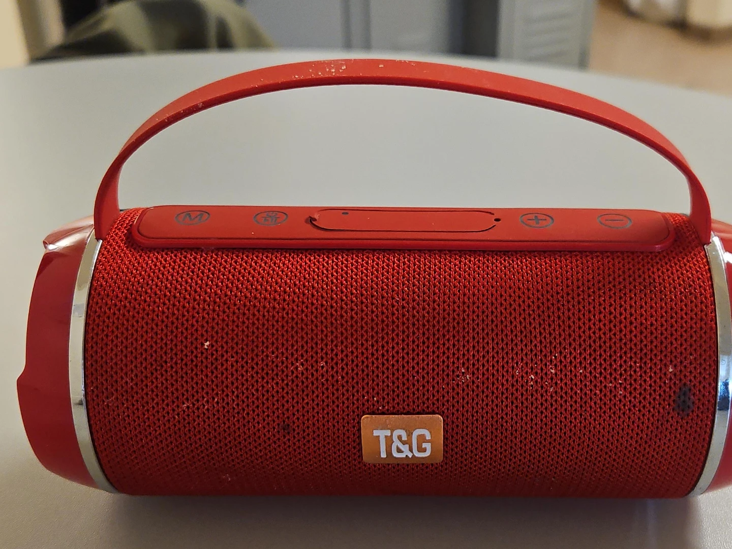 Red T&G Portable Bluetooth Speaker