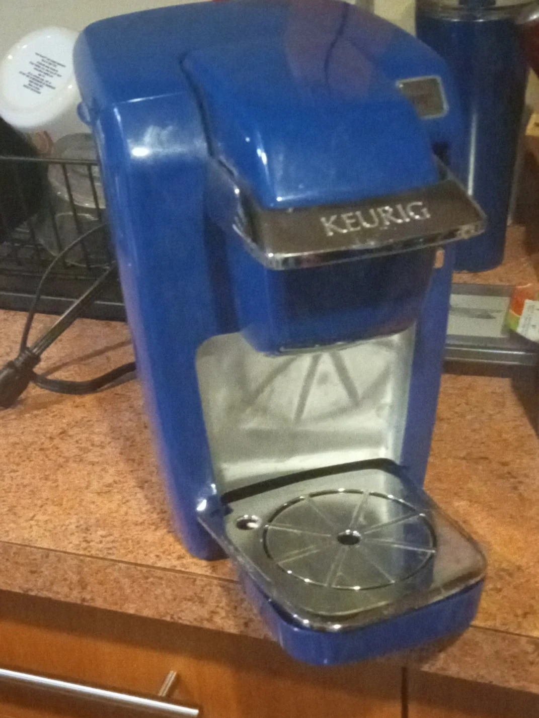 Blue Keurig Coffee Maker