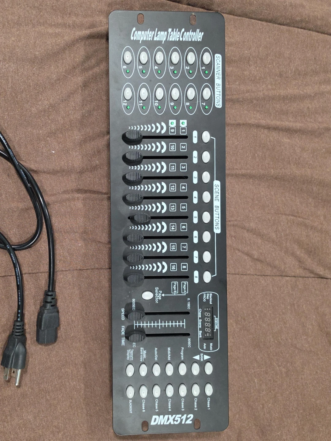 DMX512 Computer Lamp Table Controller