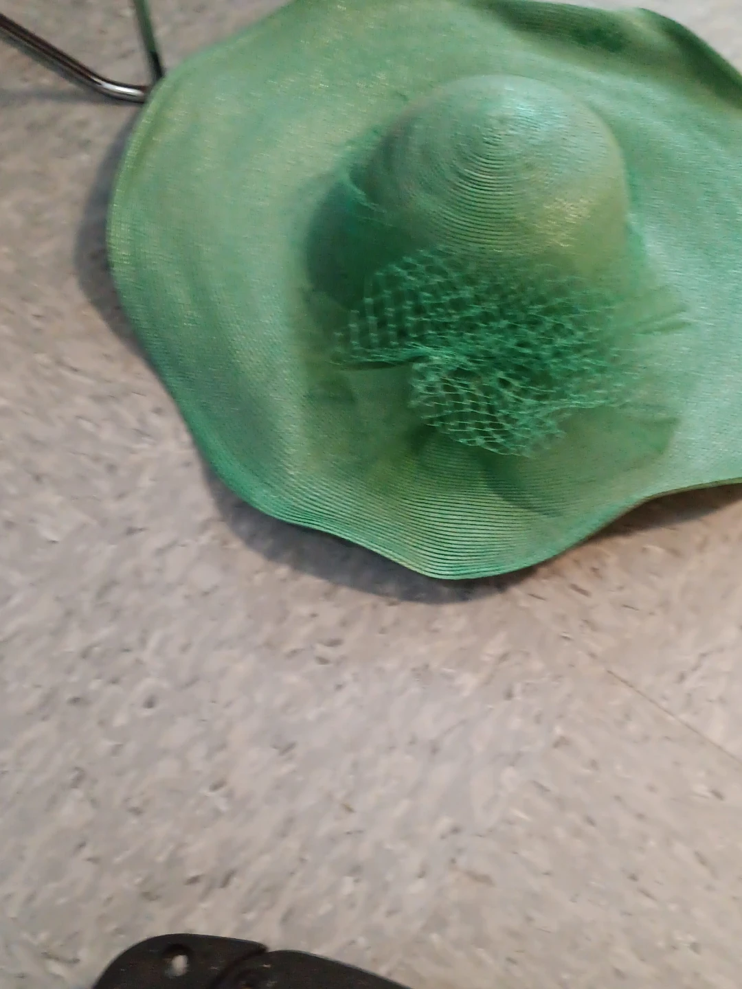 Green Mesh Sun Hat