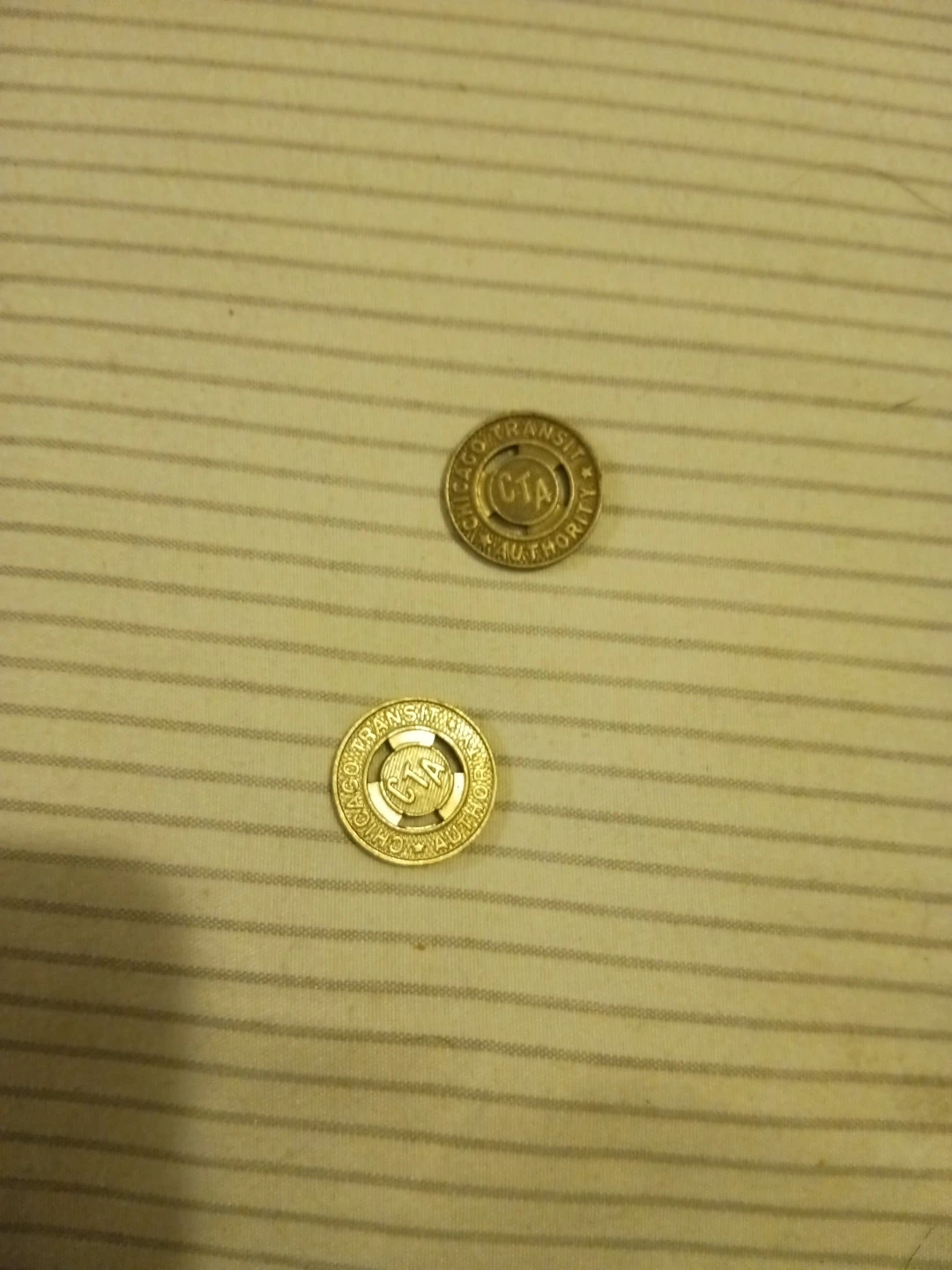 Chicago Transit Authority CTA Tokens (2)