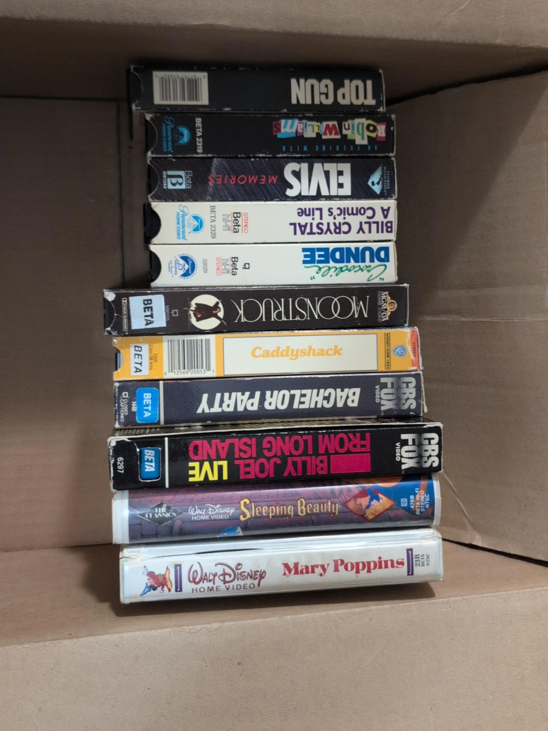 Collection of Beta Tapes