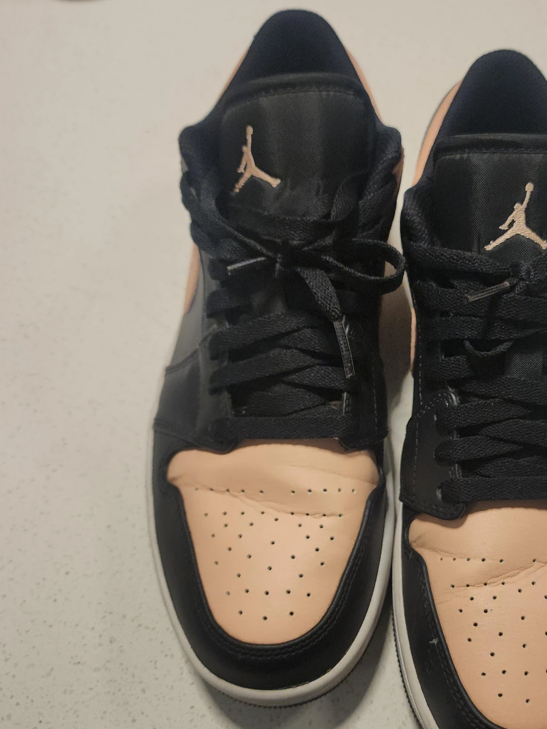 Air Jordan 1 Low Black Peach Sneakers